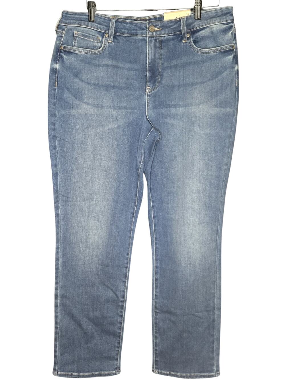 NYDJ Relaxed Slender Relaxed Straight Leg Jean in Lovesick Size 14 NWT